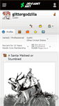 Mobile Screenshot of glittergodzilla.deviantart.com