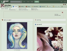 Tablet Screenshot of pin-shao.deviantart.com