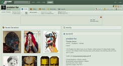 Desktop Screenshot of predator-fan.deviantart.com