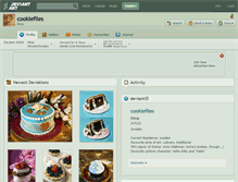 Tablet Screenshot of cookiefiles.deviantart.com