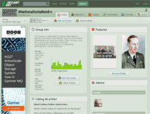 Tablet Screenshot of 8nationalsocialism8.deviantart.com