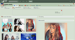 Desktop Screenshot of graphic-mania.deviantart.com