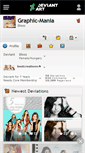 Mobile Screenshot of graphic-mania.deviantart.com