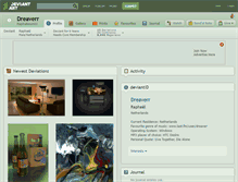 Tablet Screenshot of dreaverr.deviantart.com