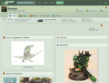 Tablet Screenshot of kurocyn.deviantart.com