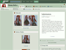 Tablet Screenshot of disney-dolls.deviantart.com