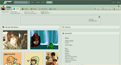 Desktop Screenshot of iuza.deviantart.com