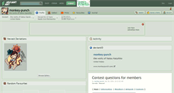 Desktop Screenshot of monkey-punch.deviantart.com
