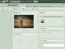 Tablet Screenshot of photo-nature.deviantart.com