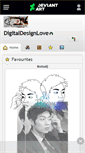 Mobile Screenshot of digitaldesignlove.deviantart.com