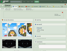 Tablet Screenshot of entereri.deviantart.com