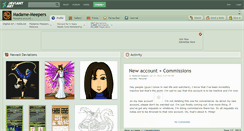 Desktop Screenshot of madame-meepers.deviantart.com