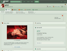 Tablet Screenshot of mfcp.deviantart.com