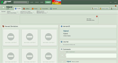 Desktop Screenshot of hijend.deviantart.com