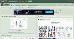 Desktop Screenshot of plunketta.deviantart.com