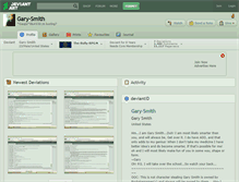 Tablet Screenshot of gary-smith.deviantart.com