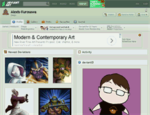 Tablet Screenshot of alexis-kurosawa.deviantart.com