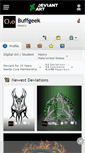 Mobile Screenshot of buffgeek.deviantart.com