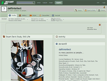 Tablet Screenshot of daftintellect.deviantart.com