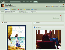 Tablet Screenshot of colormegray.deviantart.com