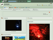 Tablet Screenshot of melolonta.deviantart.com