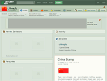 Tablet Screenshot of chinaplz.deviantart.com