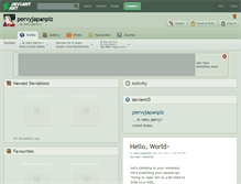 Tablet Screenshot of pervyjapanplz.deviantart.com
