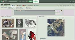 Desktop Screenshot of monstoner.deviantart.com