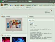 Tablet Screenshot of boggart.deviantart.com