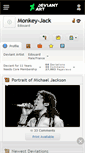 Mobile Screenshot of monkey-jack.deviantart.com