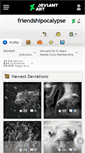 Mobile Screenshot of friendshipocalypse.deviantart.com