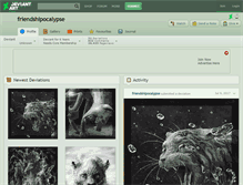 Tablet Screenshot of friendshipocalypse.deviantart.com