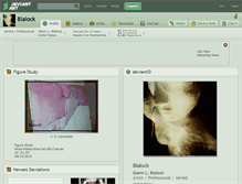 Tablet Screenshot of blalock.deviantart.com