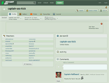 Tablet Screenshot of captain-ass-kick.deviantart.com