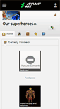 Mobile Screenshot of our-superheroes.deviantart.com