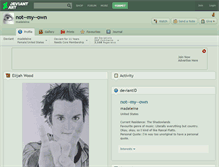 Tablet Screenshot of not--my--own.deviantart.com