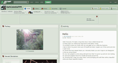 Desktop Screenshot of darkcelestial999.deviantart.com