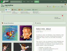 Tablet Screenshot of marciojlima.deviantart.com