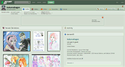 Desktop Screenshot of kokorodragon.deviantart.com