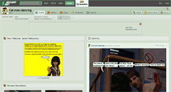 Desktop Screenshot of cat-man-dancing.deviantart.com