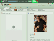 Tablet Screenshot of alan1828.deviantart.com