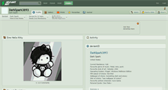 Desktop Screenshot of darkspark3893.deviantart.com