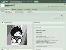 Tablet Screenshot of darkspark3893.deviantart.com