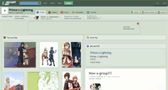Desktop Screenshot of prince-x-lightning.deviantart.com
