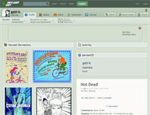 Tablet Screenshot of gabi-k.deviantart.com