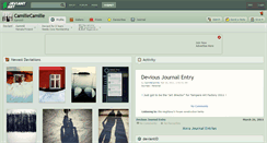 Desktop Screenshot of camillecamille.deviantart.com