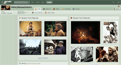 Desktop Screenshot of historyreenactment.deviantart.com