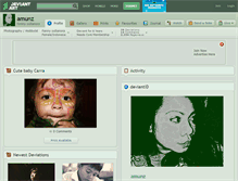Tablet Screenshot of amunz.deviantart.com