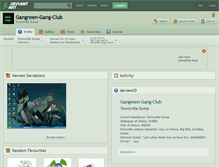 Tablet Screenshot of gangreen-gang-club.deviantart.com