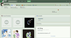 Desktop Screenshot of faithinlint.deviantart.com
